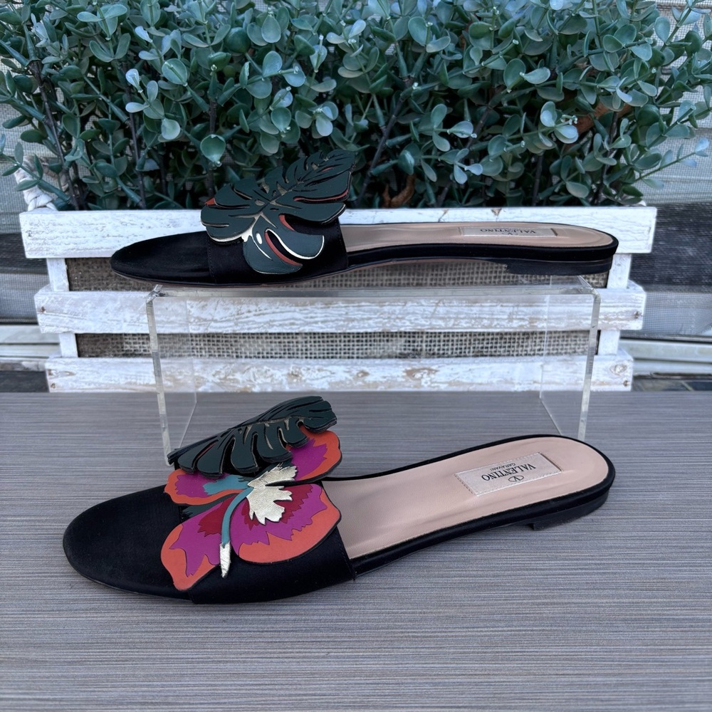 Valentino Garavani "Tropical Dream" slide sandals - Picture 2 of 12